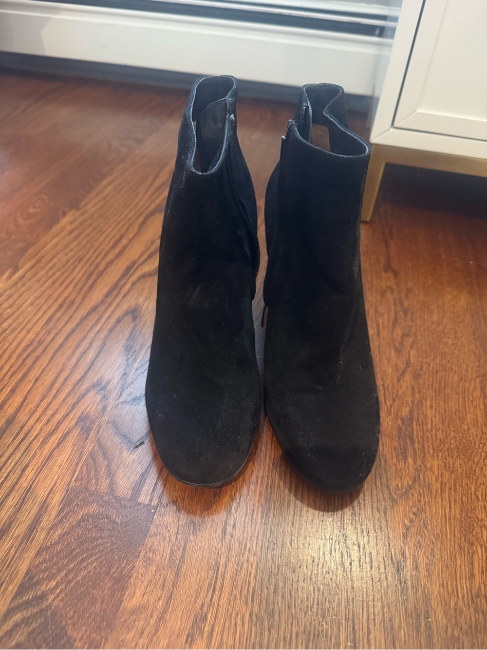 Gianvito Rossi Black Suede Ankle Booties
